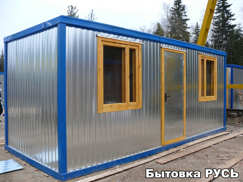 Бытовка металлическая блок контейнер 4 х 2.4 метра